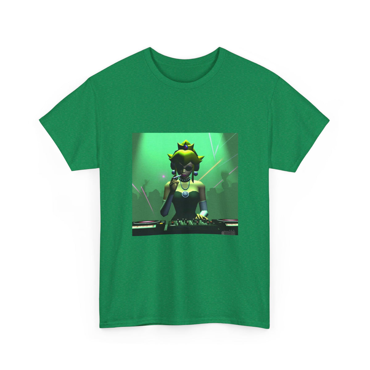Princess Peach DJing And Smoking Tee