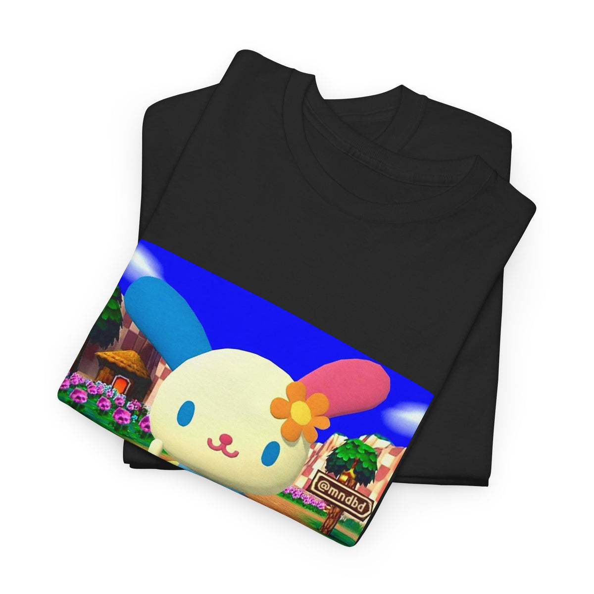 Cute Bunny Giving The Finger Tee