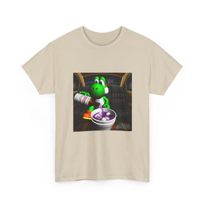 Yoshi Pouring Up Lean In A Car
