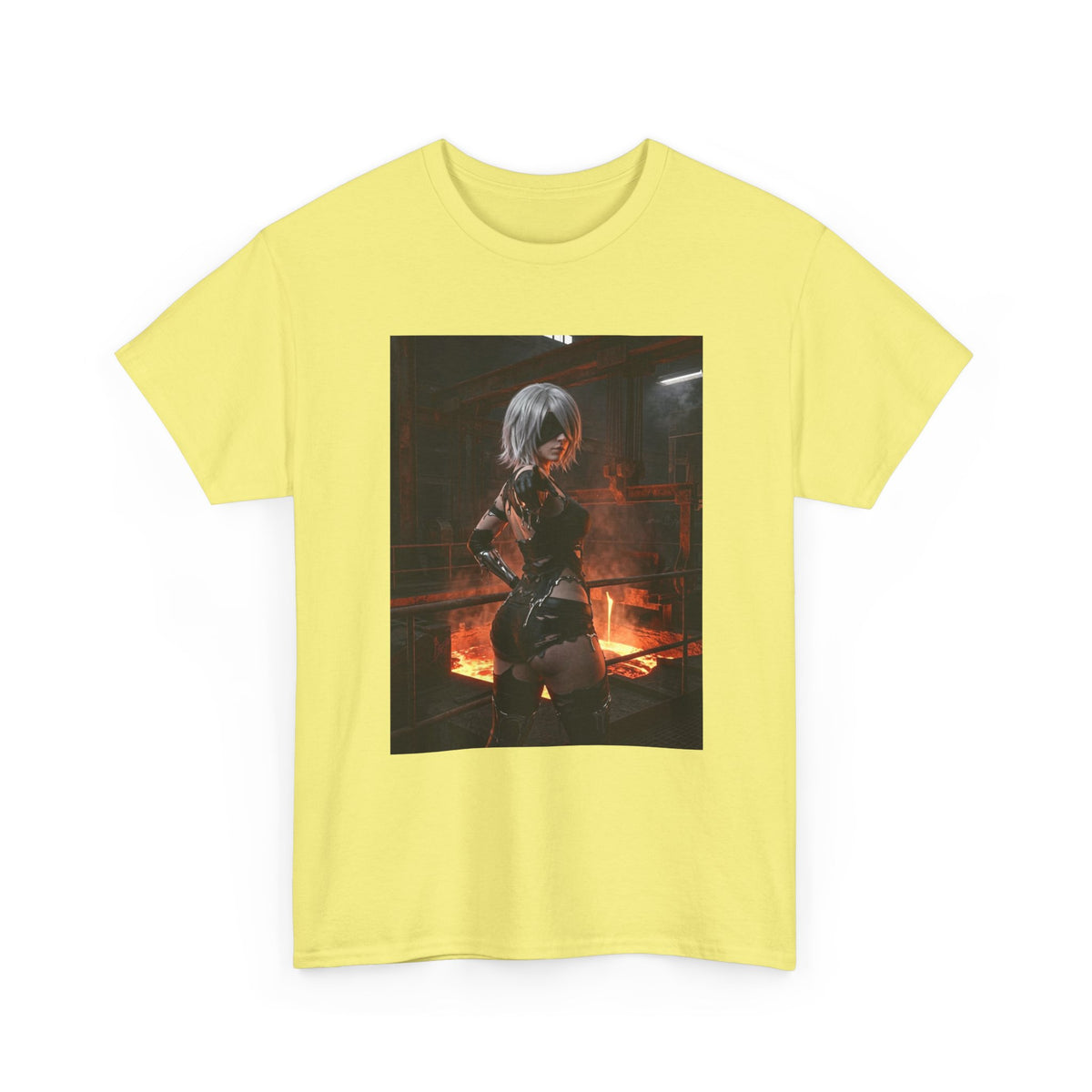2B Pointing in Fiery Industrial Zone Tee