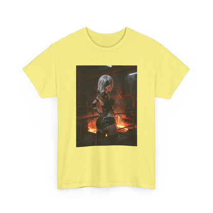 2B Pointing in Fiery Industrial Zone Tee
