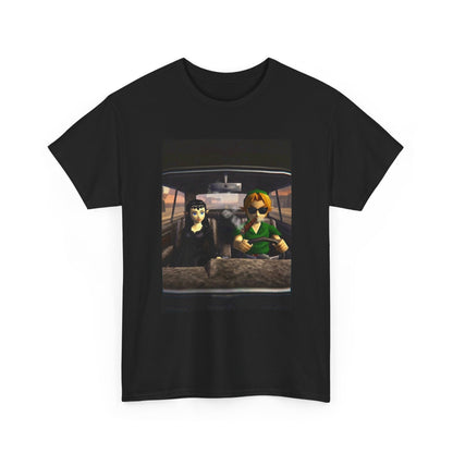 Link And Zelda Cruising And Smoking
