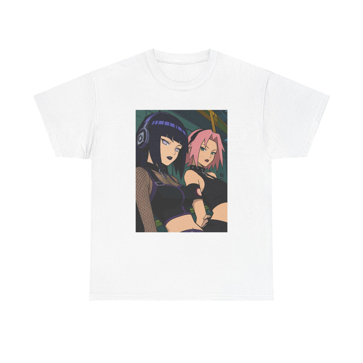 Goth Hinata and Sakura Anime Duo