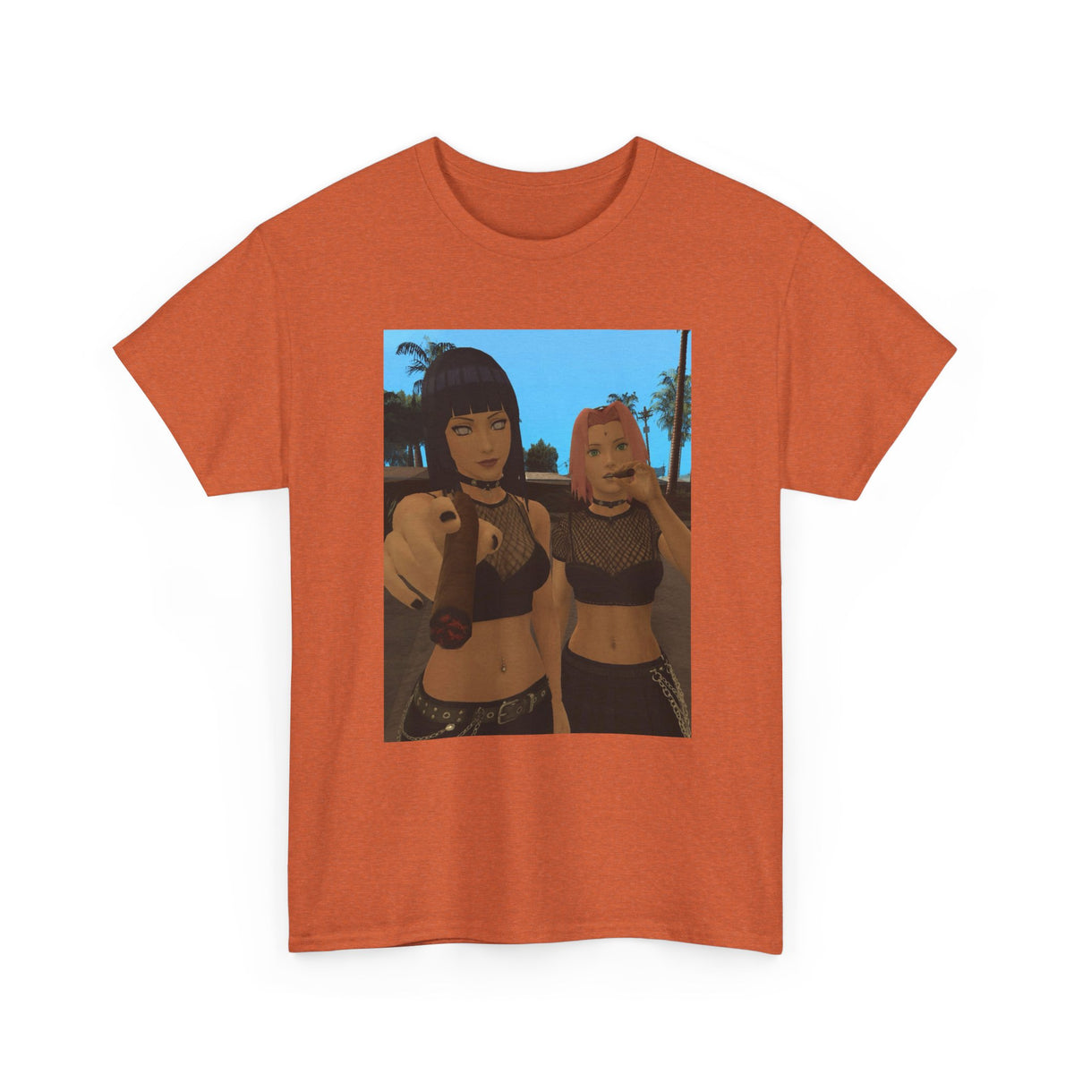 Anime Girls Sharing A Smoke Tee