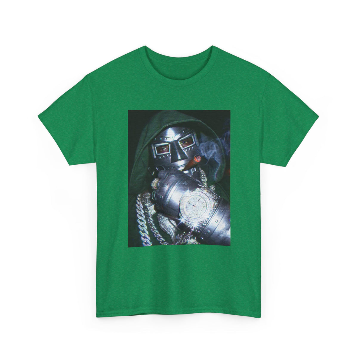 Villainous Rapper Smoking Diamond Bling Tee