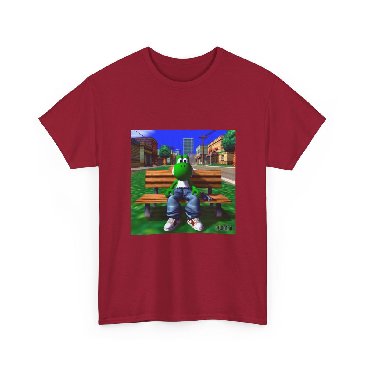 Yoshi Chillin' On The Bench Streetwear Tee