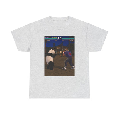 Panda And King Smoking Cigars Street Fight Tee