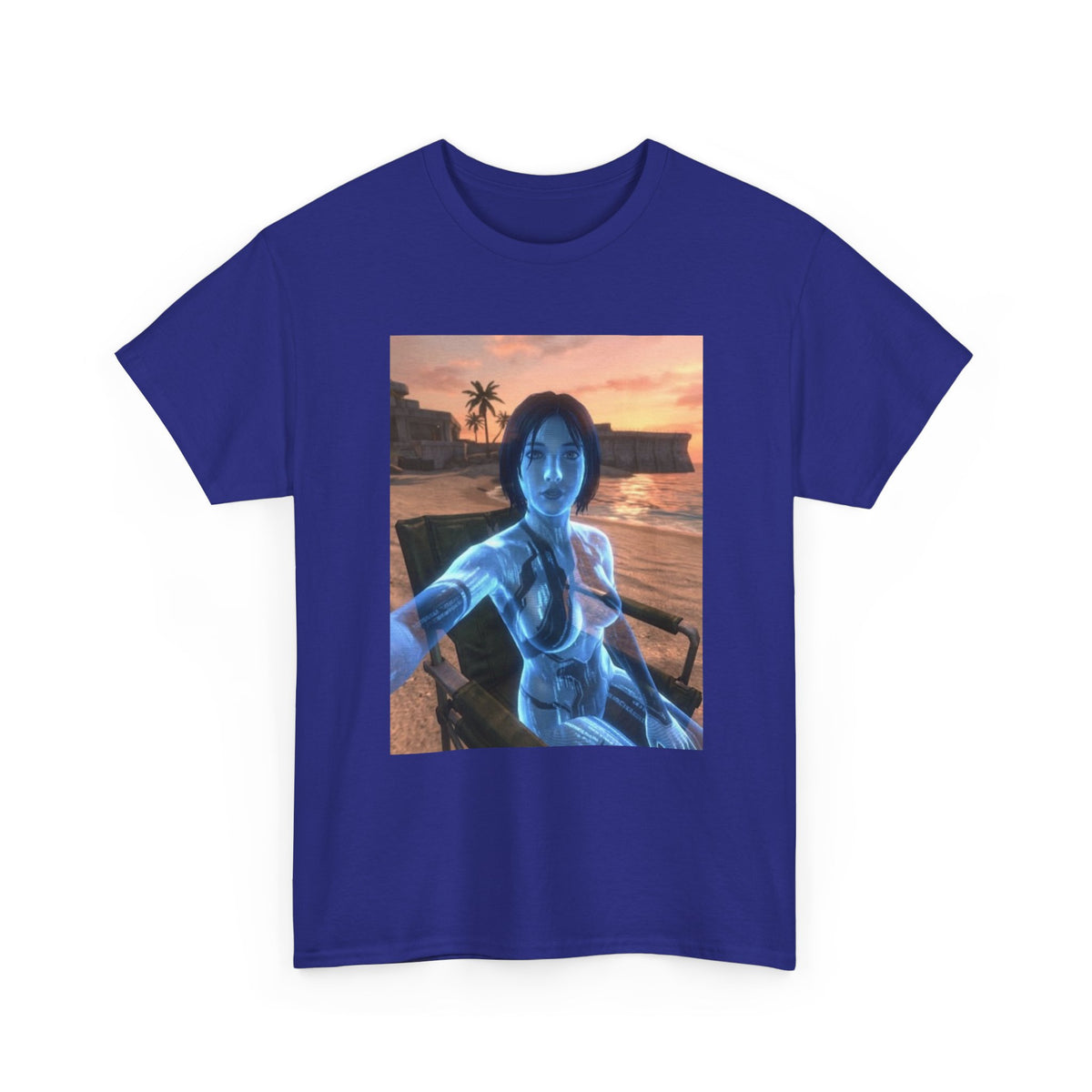 Cortana Taking A Chill Beach Selfie