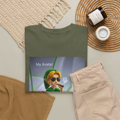 Stoner Link Xbox Avatar Puffing Blunt Tee
