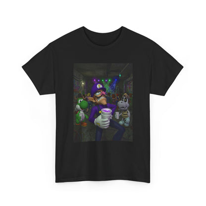 Waluigi, Yoshi, And Dry Bones Clubbin' Tee
