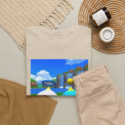 Chao Flipping Off On Green Hills Tee