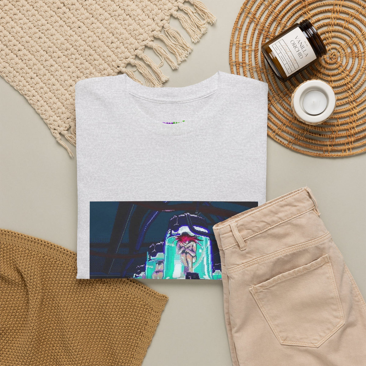 Cyanogenic Text Graphic Tee