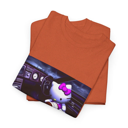 Hello Kitty Pours Lean In Car Tee