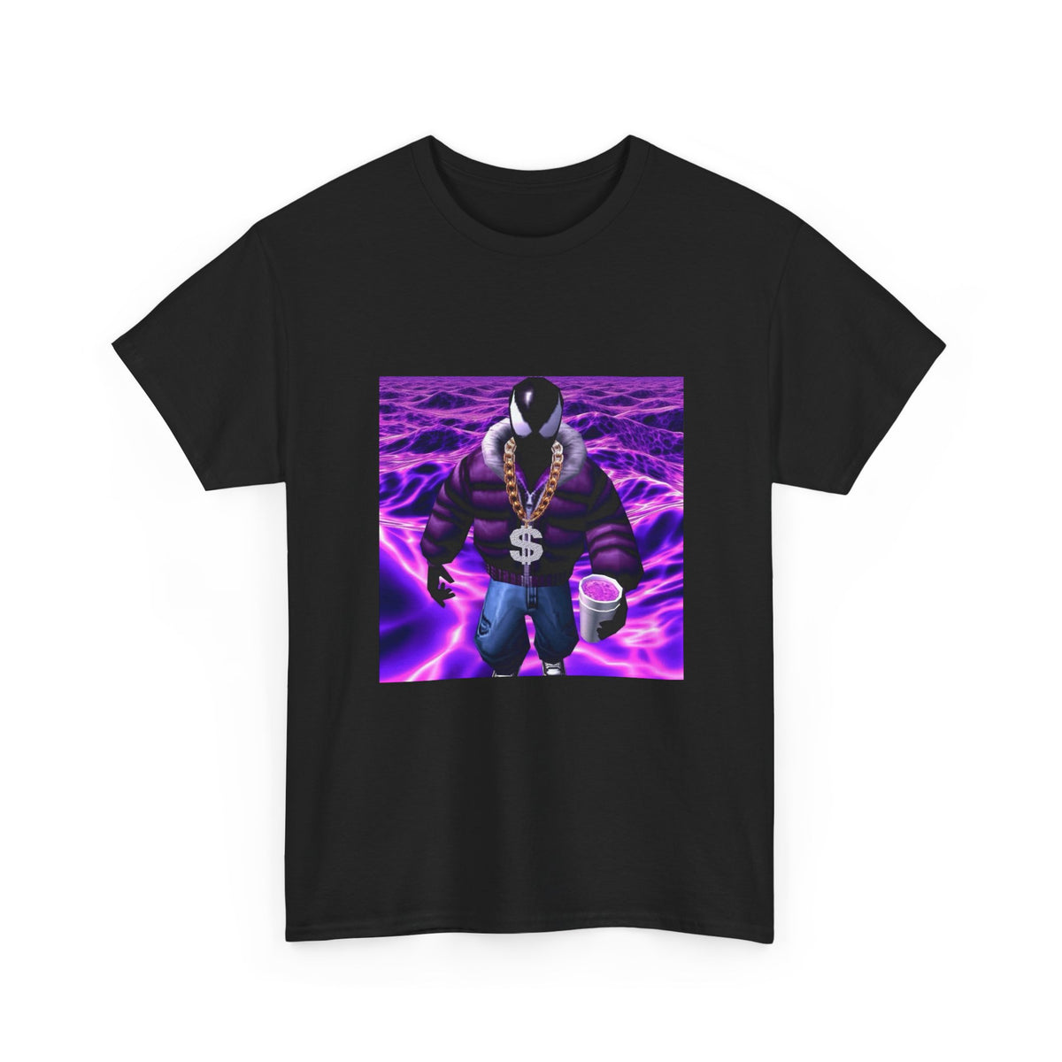 Venom-Like Figure Drippin' In Purple