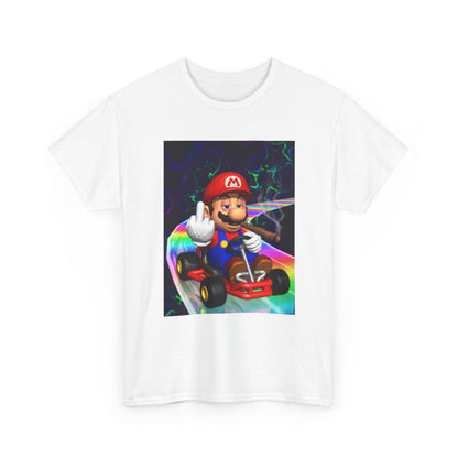 High Mario Karting On Rainbow Road