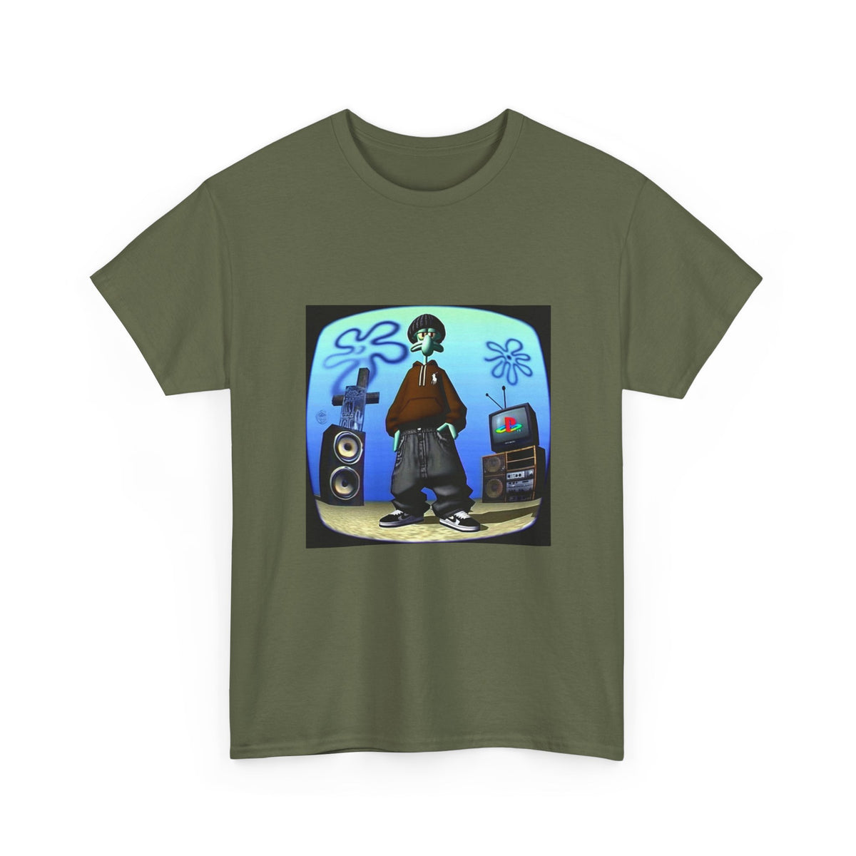 Drip Squidward Chilling In His Pad Tee