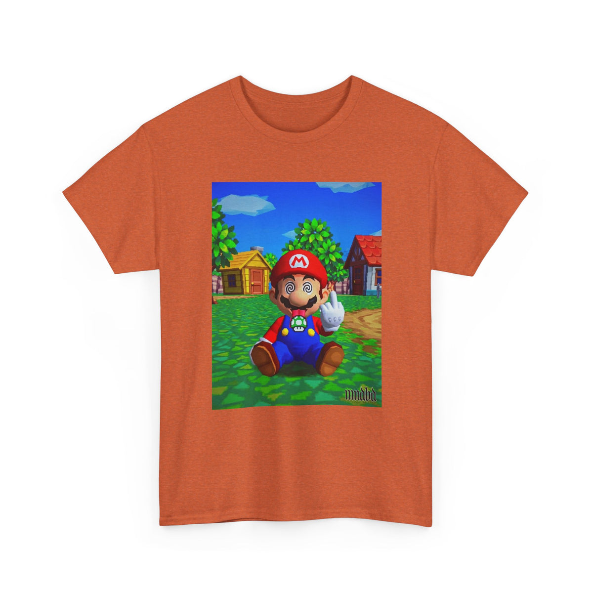 Mushroom-Tripping Mario Flips The Bird Tee
