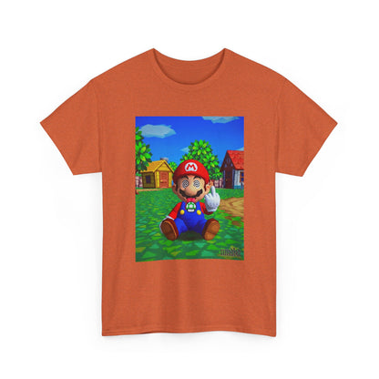 Mushroom-Tripping Mario Flips The Bird Tee