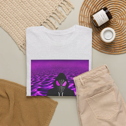 Spider-Hoodie With Purple Swirls Tee