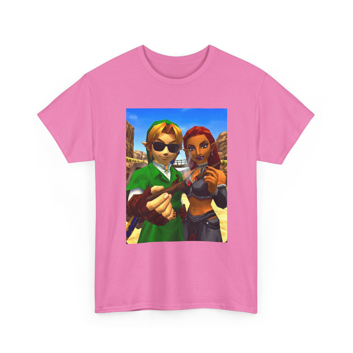 Link And Gerudo Blazing Out West Tee