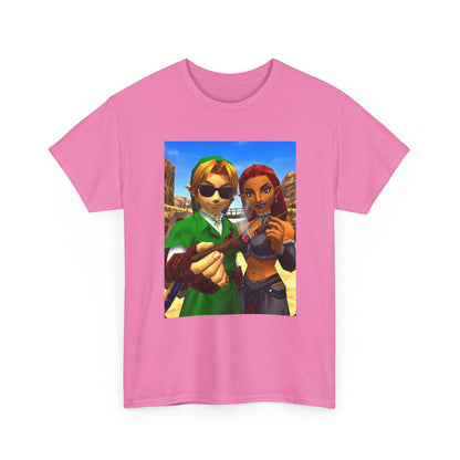 Link And Gerudo Blazing Out West Tee