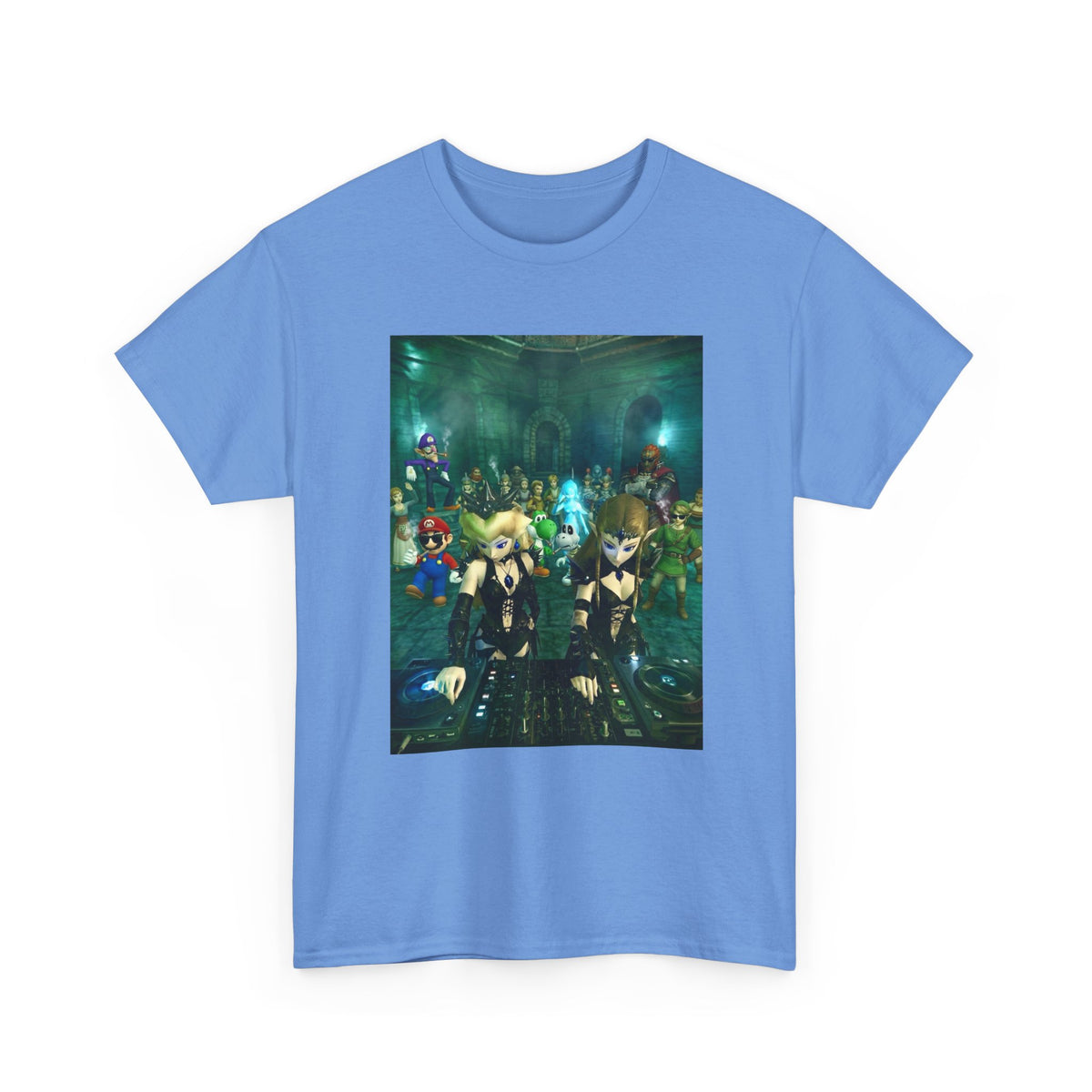 Dark Zelda DJs Gaming Party Tee