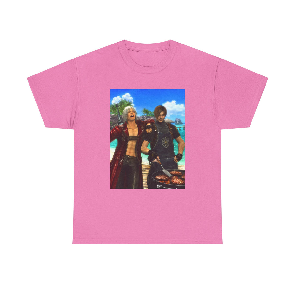Dante and Leon Grilling Island Burgers Tee