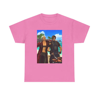 Dante and Leon Grilling Island Burgers Tee