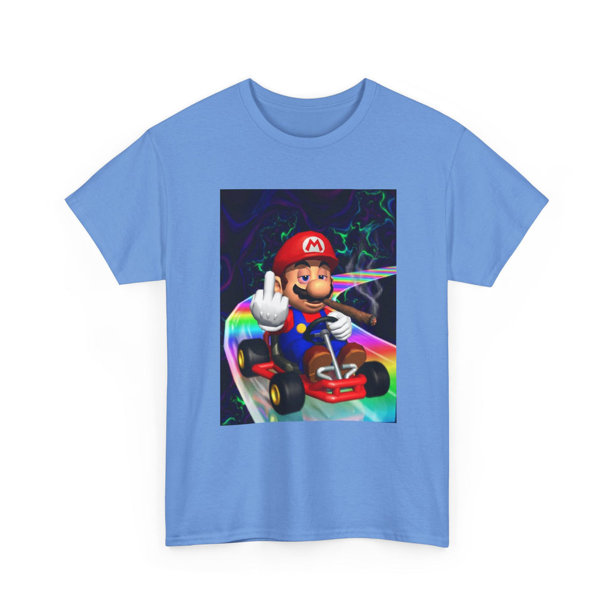 High Mario Karting On Rainbow Road