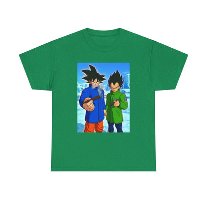 Goku and Vegeta Smoking in the Snow Tee
