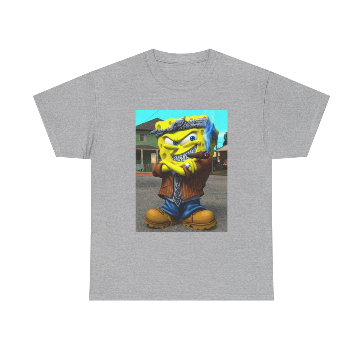 G'd Up SpongeBob Smoking Cigar Tee