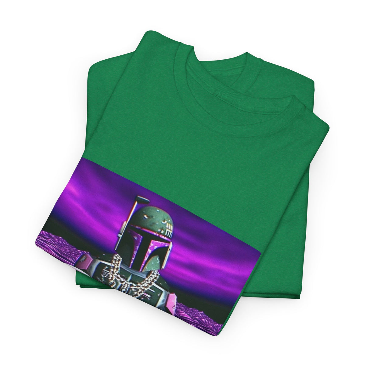 Boba Fett Sipping Purple In A Hypnotic Realm