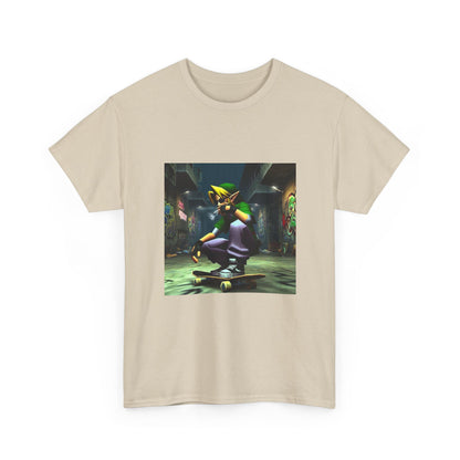 Street Link Smoking On Skateboard Tee