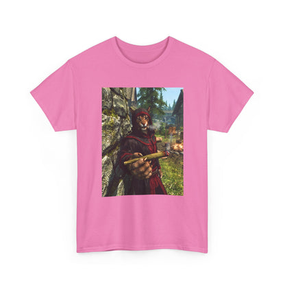 Khajiit Smoking Blunt In Skyrim Tee
