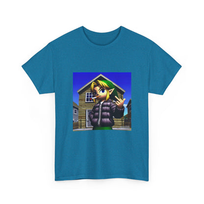 Edgy Hero Smoking And Flipping The Bird Tee