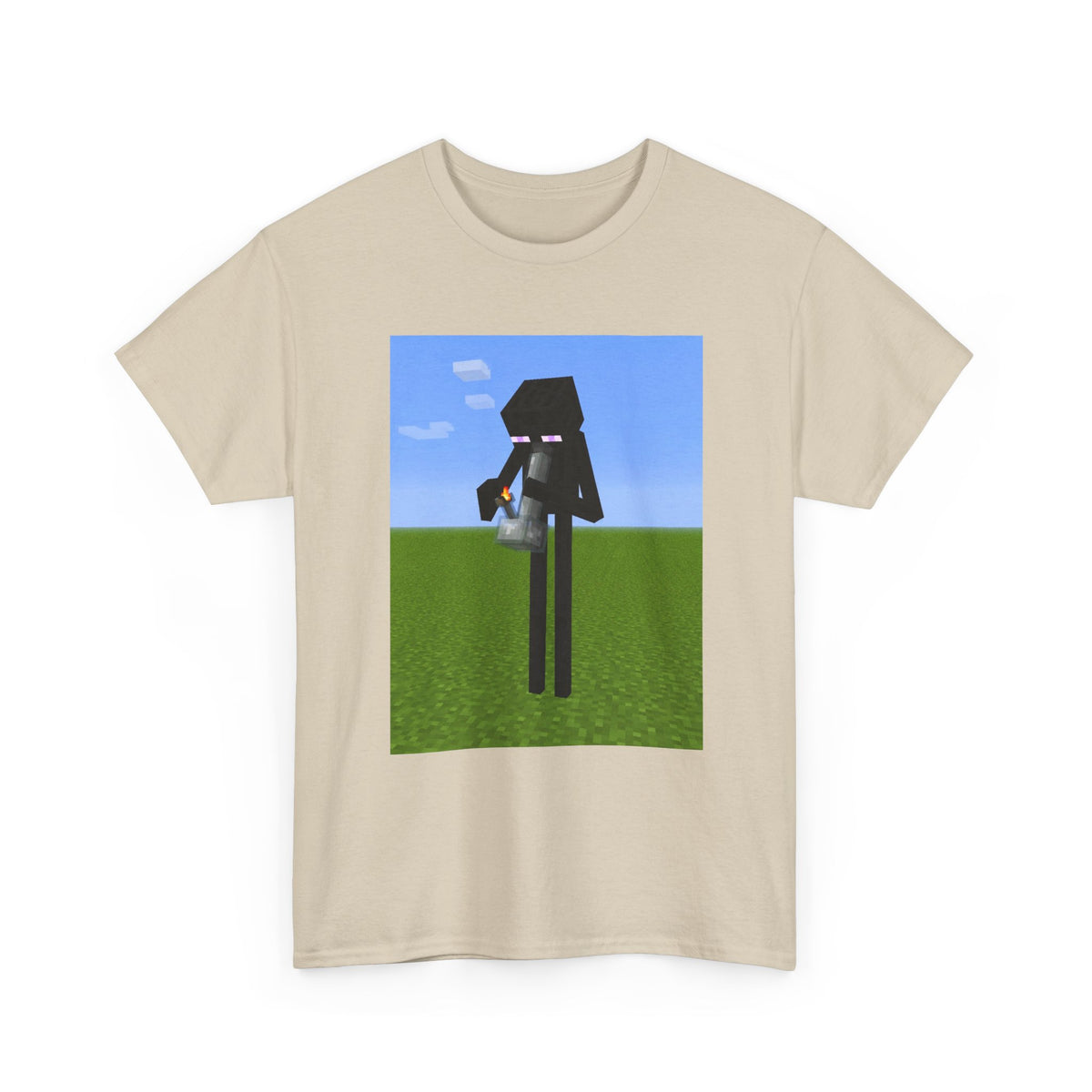 Enderman Lighting Up A Bong Tee