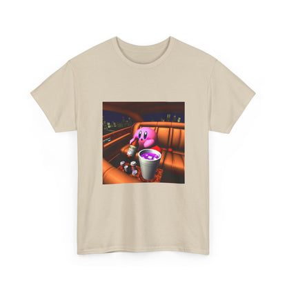 Kirby Sipping Lean In The Car Tee
