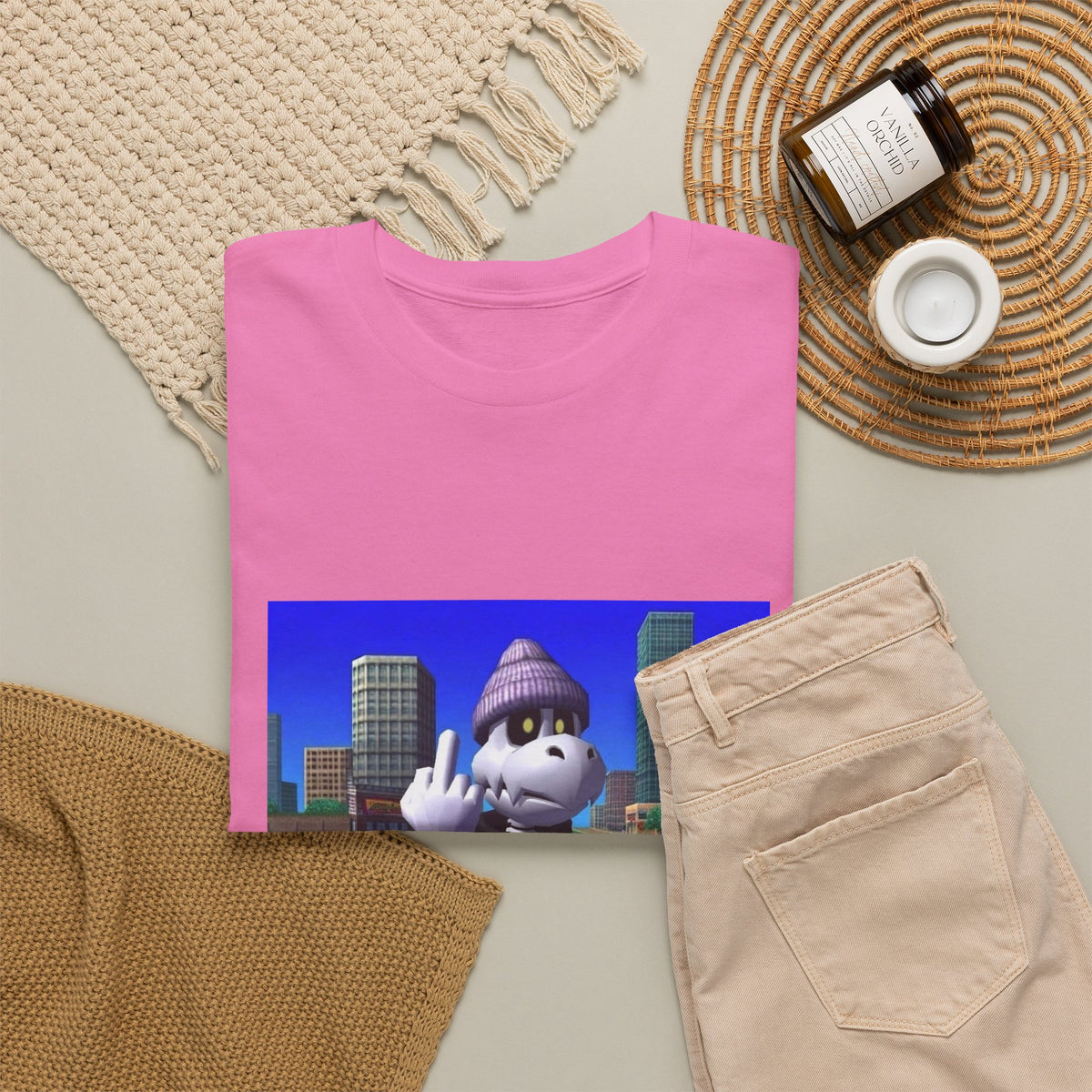Dry Bones Flipping Bird Streetwear Tee