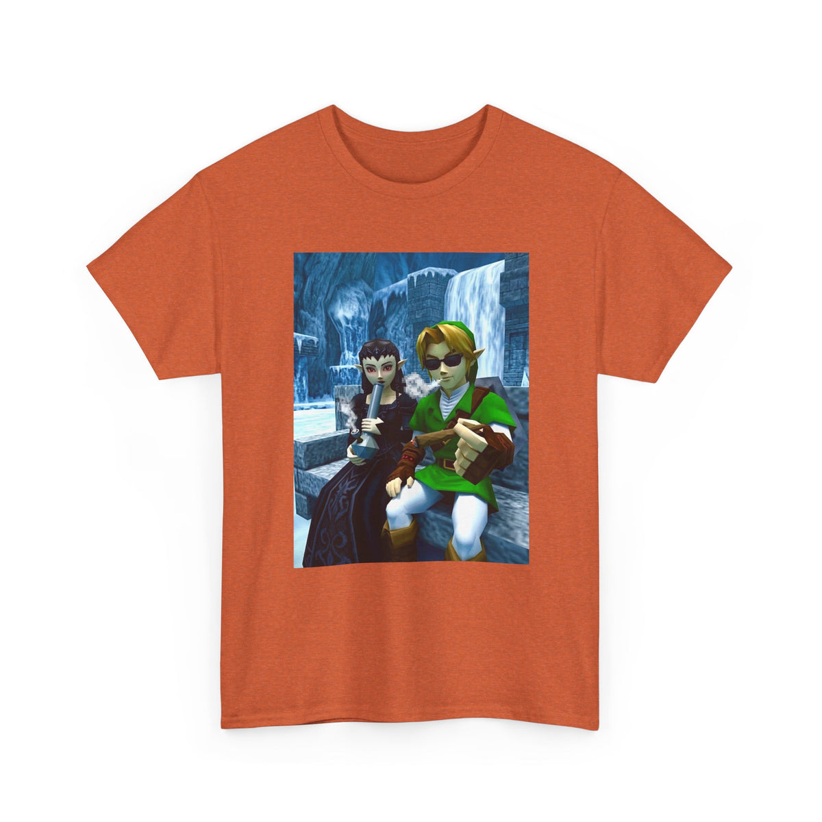 Chillin' Elf Duo Hitting Blunts In The Snow