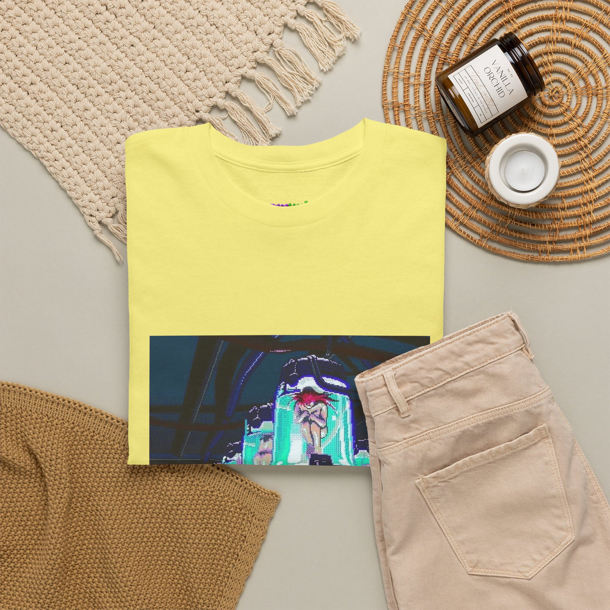 Cyanogenic Text Graphic Tee