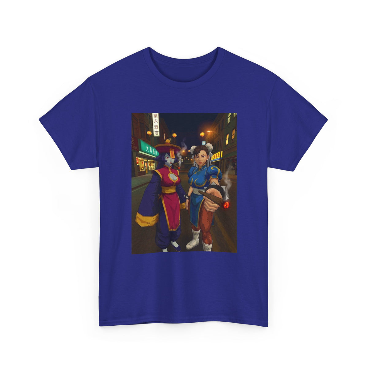 Hsien-Ko And Chun-Li Sharing Blunts Tee