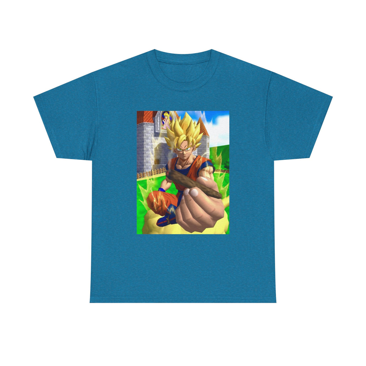 Super Saiyan Goku Holding A Blunt Tee