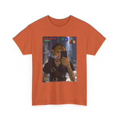 Edgy Link Smoking Selfie Tee