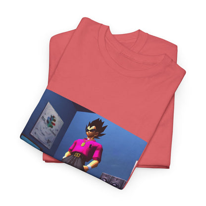 Y2K Vegeta Chilling With PlayStation Tee