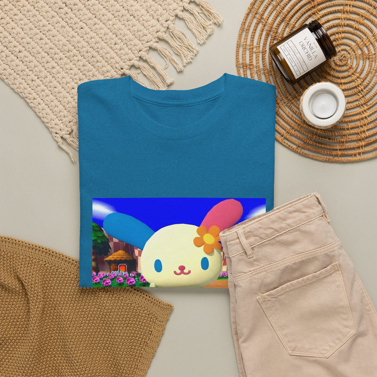 Cute Bunny Giving The Finger Tee