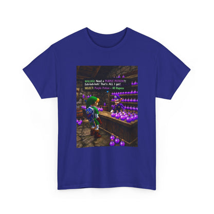 Waluigi Sells Purple Potions To Link