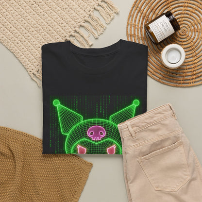 Kuromi Flipping The Bird Matrix Tee