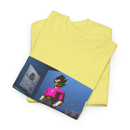 Y2K Vegeta Chilling With PlayStation Tee