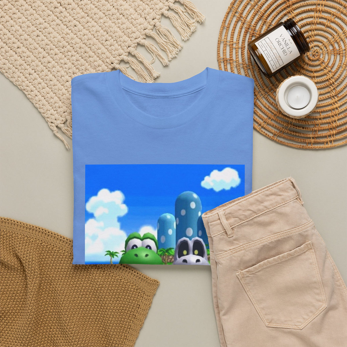 Yoshi And Dry Bones Flipping The Bird (Design 3)