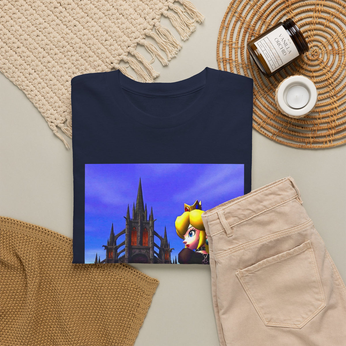 Goth Peach Rocking Goth Castle Tee